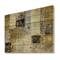 Designart - Multicolor Twin City - Glam Print on Natural Pine Wood